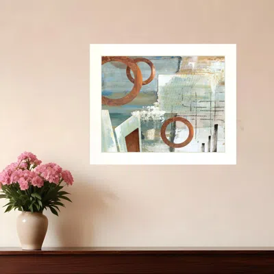 Homezia Balance This Ii 1 White Framed Print Wall Art