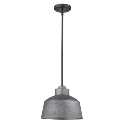 Homezia Barnes 1-light Gray Convertible Pendant In Purple