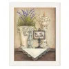 Homezia Bath 1 White Framed Print Bathroom Wall Art