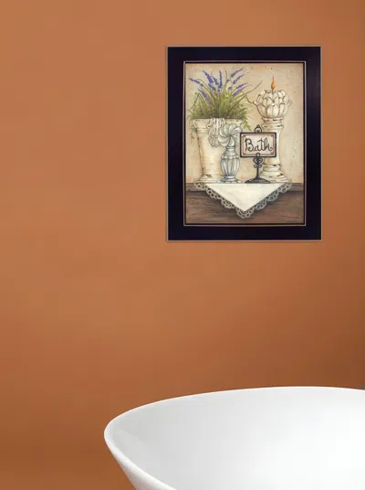 Homezia Bath 2 Black Framed Print Bathroom Wall Art In Multi