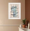 Homezia Bathroom Humor 5 White Framed Print Bathroom Wall Art