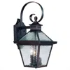 Homezia Bay Street 3-light Architectural Bronze Wall Light