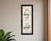 Homezia Be Grateful Black Framed Print Wall Art