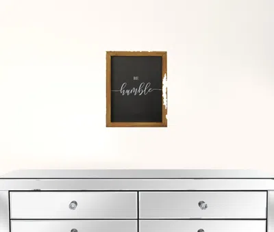 Homezia Be Kind Be Gentle Be Humble Set Of 3 Wall Art In White
