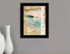 Homezia Beach Memories 2 Black Framed Print Wall Art