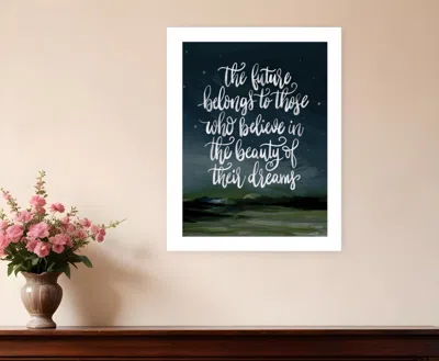 Homezia Beauty Of Your Dreams 1 White Framed Print Wall Art