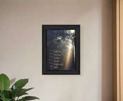 Homezia Before You 1 Black Framed Print Wall Art In Multi