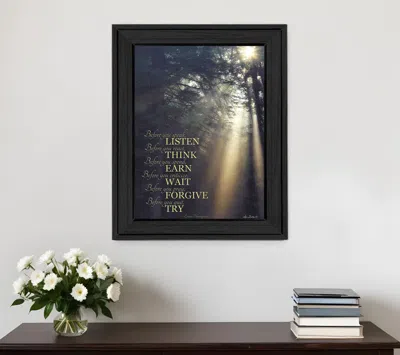 Homezia Before You 2 Black Framed Print Wall Art