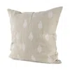 Homezia Beige And White Patterned Pillow Cover