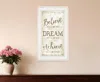 Homezia Believe 2 White Framed Print Wall Art