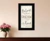 Homezia Believe 3 Black Framed Print Wall Art