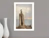 Homezia Birds Eye View 2 White Framed Print Wall Art