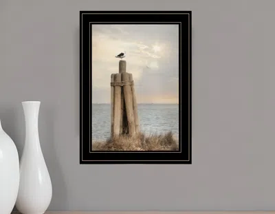 Homezia Birds Eye View 3 Black Framed Print Wall Art