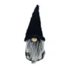 Homezia Black And White Buffalo Check Groovy Gnome