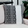 Homezia Black And White Modern Throw Pillow