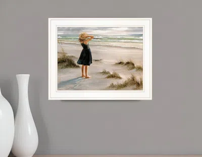 Homezia Black Dress 1 White Framed Print Wall Art