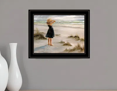 Homezia Black Dress 2 Black Framed Print Wall Art