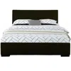 Homezia Black Platform King Bed