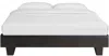 Homezia Black Platform King Bed