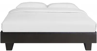 Homezia Black Platform King Bed