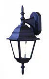Homezia Black Swing Arm Outdoor Wall Light