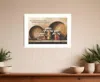 Homezia Blessings And Prosperity 2 White Framed Print Wall Art
