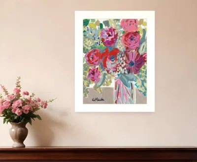 Homezia Blooming In The Window Sill White Framed Print Wall Art