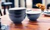 Homezia Blue And White Four Piece Porcelain Service For Four Bowl Set In Multi