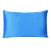 Homezia Blue Dreamy Set Of 2 Silky Satin Standard Pillowcases