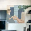 Homezia Bohemian Book Lady Unframed Print Wall Art