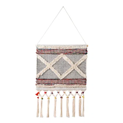 Homezia Bohemian Wall Hanging Unframed Print Wall Art In Neutral