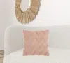 Homezia Boho Mauve Rose Textural Chevron Throw Pillow