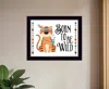Homezia Born To Be Wild 1 Black Framed Print Wall Art