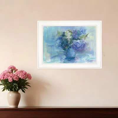 Homezia Bouquet 2 White Framed Print Wall Art