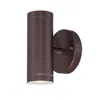 Homezia Bronze Led Two Light Can Shape Wall Sconce