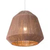 Homezia Brush Natural Ceiling Lamp