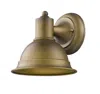 Homezia Brushed Gold Aluminum Wall Sconce