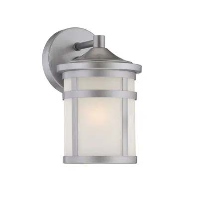Homezia Brushed Silver Hanging Lantern Shape Wall Light In Animal Print