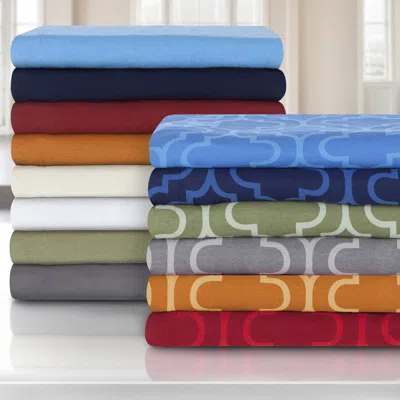 Homezia Burdy King Cotton Blend Thread Count Washable Duvet Cover Set