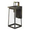 Homezia Burnished Bronze Contempo Elongated Outdoor Wall Light