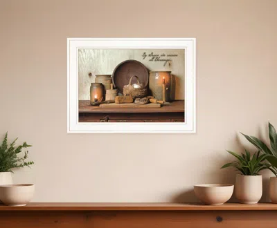 Homezia By Grace 2 White Framed Print Kitchen Wall Art