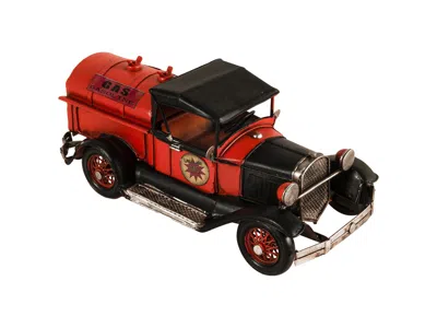 Homezia C1930 Ford Aa Fuel Tanker Sculpture In Metallic