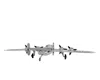 Homezia C1940 B-24 Liberator Bomber Sculpture