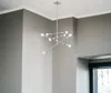 Homezia Calix 8-light Satin Nickel Pendant