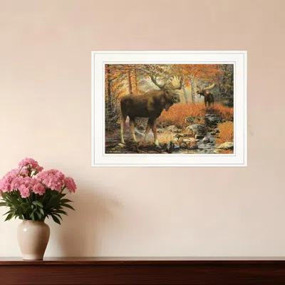 Homezia Call Of The Wild 2 White Framed Print Wall Art