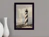 Homezia Cape Hatteras Lighthouse 1 Black Framed Print Wall Art