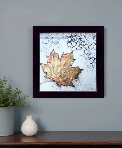 Homezia Channeling Fall 1 Black Framed Print Wall Art In Multi