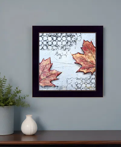 Homezia Channeling Fall 3 Black Framed Print Wall Art