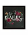 Homezia Tidings Of Comfort And Joy 1 White Framed Print Wall Art