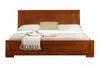 Homezia Cherry Wood Queen Platform Bed